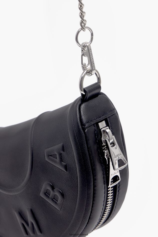 acessórios Bimba Y Lola bolsa de couro chimo preto P28JFH66