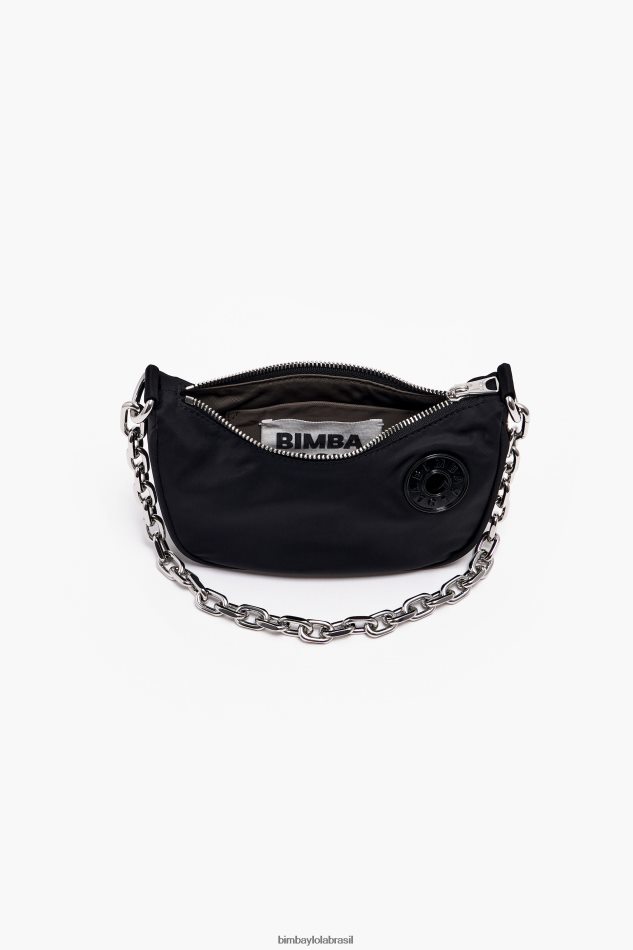 acessórios Bimba Y Lola bolsa de lua de náilon preto P28JFH102