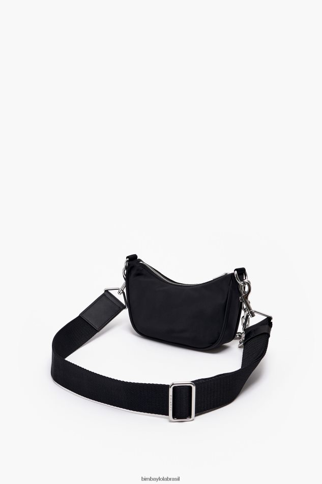 acessórios Bimba Y Lola bolsa de lua de náilon preto P28JFH102