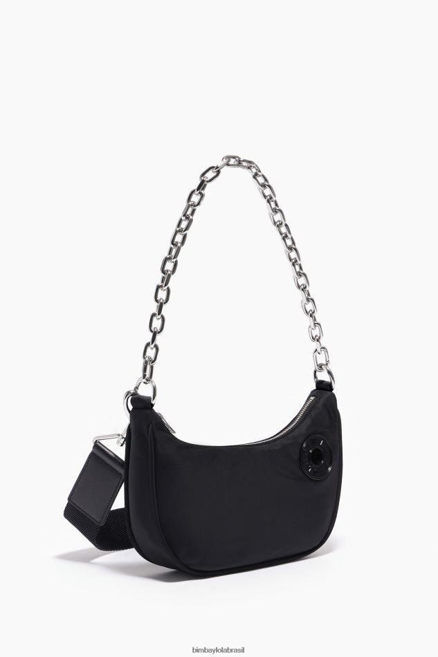 acessórios Bimba Y Lola bolsa de lua de náilon preto P28JFH99