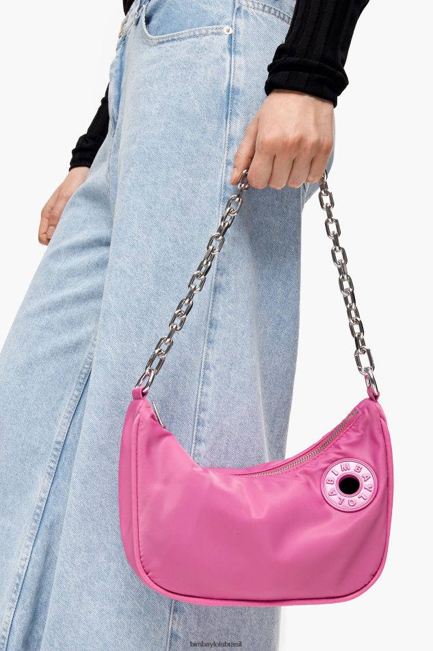 acessórios Bimba Y Lola bolsa de lua de náilon rosa P28JFH97