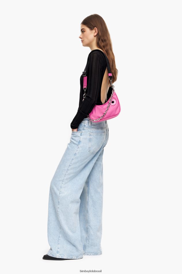 acessórios Bimba Y Lola bolsa de lua de náilon rosa P28JFH97