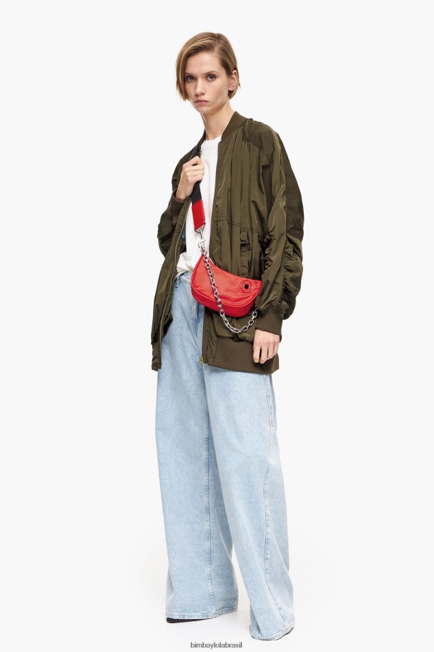 acessórios Bimba Y Lola bolsa de lua de náilon vermelho P28JFH103