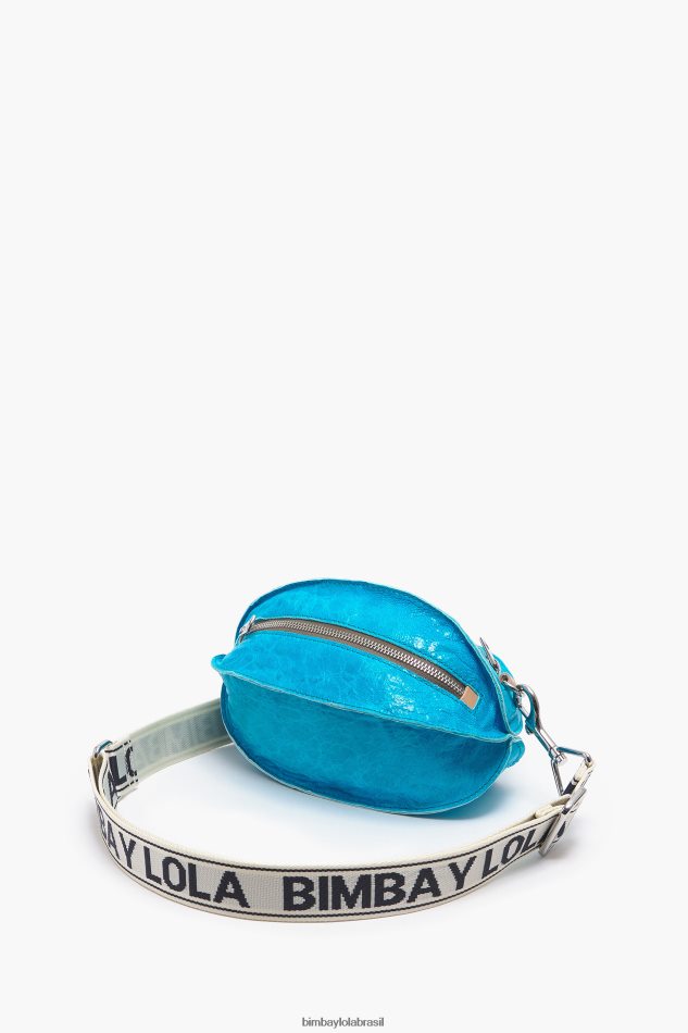 acessórios Bimba Y Lola bolsa pelota de couro aqua P28JFH1