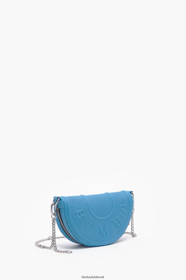 acessórios Bimba Y Lola bolsa transversal couro chimo azul P28JFH65