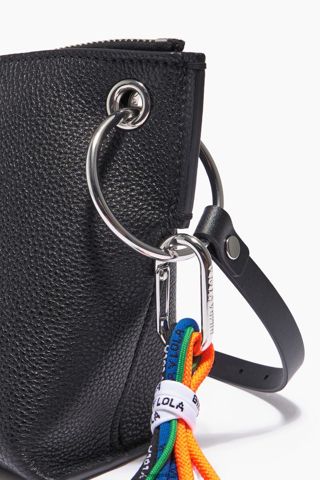 acessórios Bimba Y Lola bolsa transversal de couro preto P28JFH43