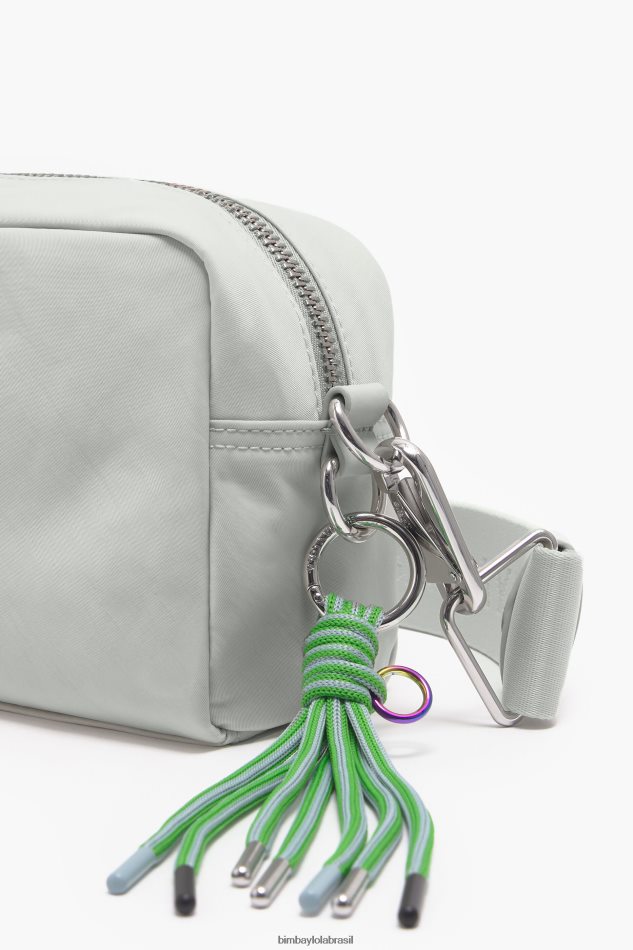 acessórios Bimba Y Lola bolsa transversal de náilon cinza gelo P28JFH25