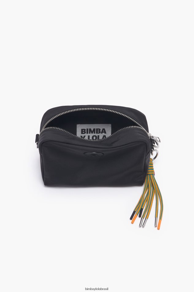 acessórios Bimba Y Lola bolsa transversal de náilon preto P28JFH27
