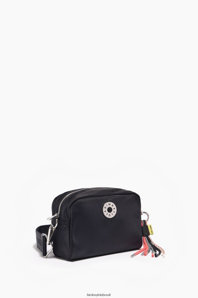 acessórios Bimba Y Lola bolsa transversal de náilon preto P28JFH30
