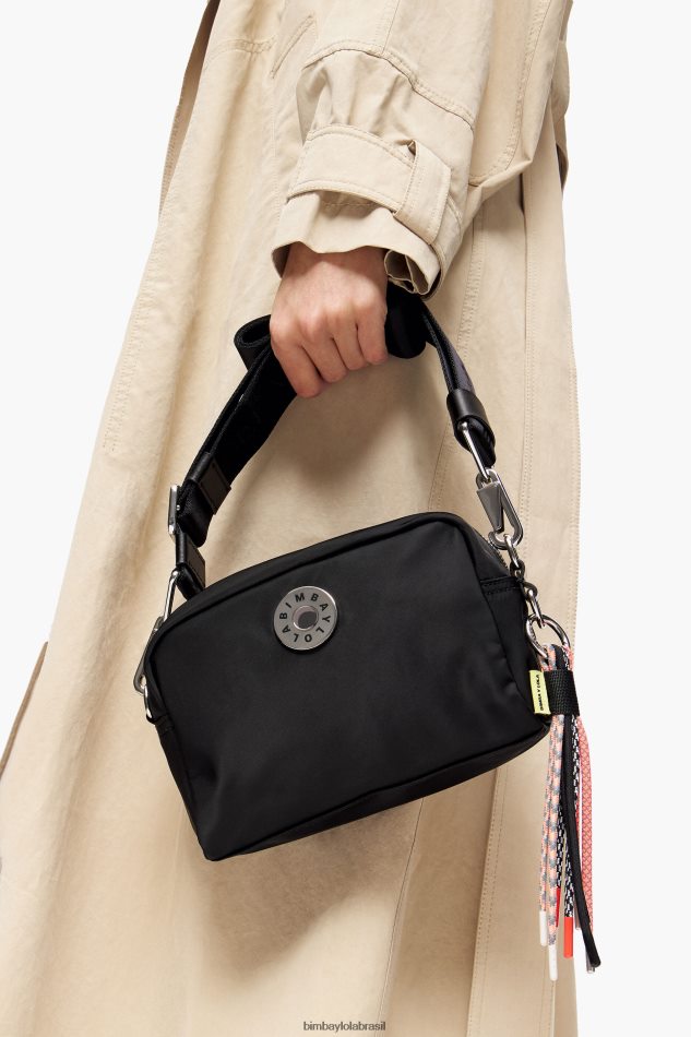 acessórios Bimba Y Lola bolsa transversal de náilon preto P28JFH30