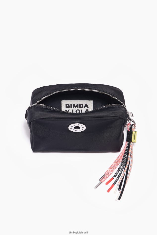 acessórios Bimba Y Lola bolsa transversal de náilon preto P28JFH30