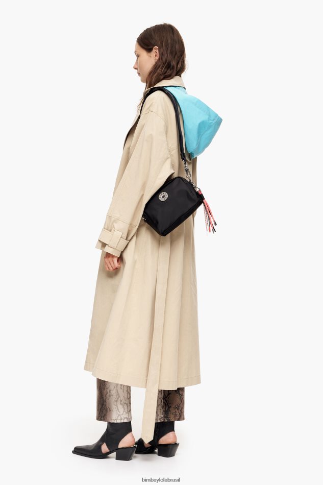 acessórios Bimba Y Lola bolsa transversal de náilon preto P28JFH30