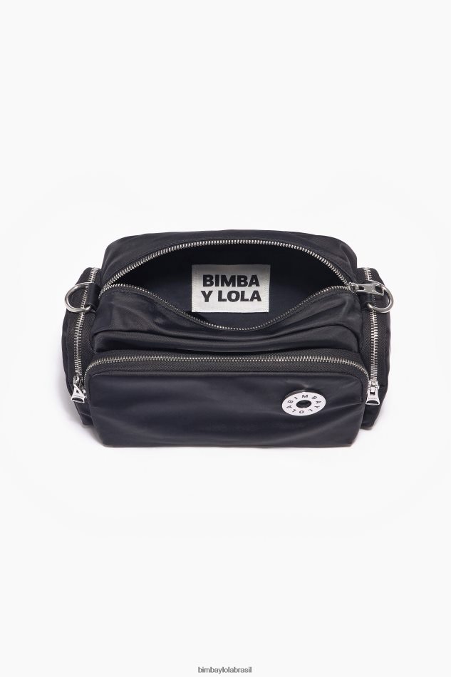 acessórios Bimba Y Lola bolsa transversal de náilon preto P28JFH33