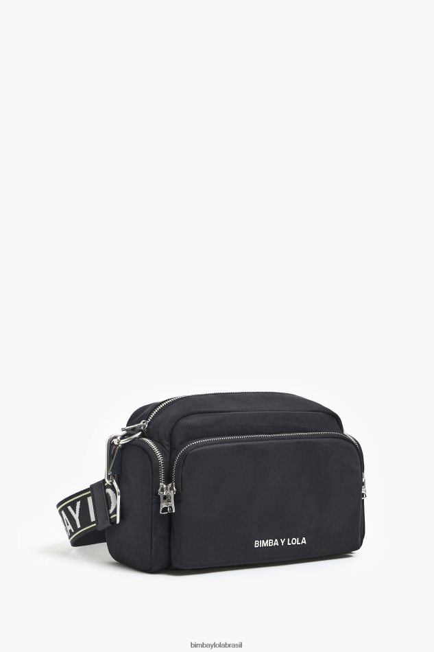 acessórios Bimba Y Lola bolsa transversal de náilon preto P28JFH35