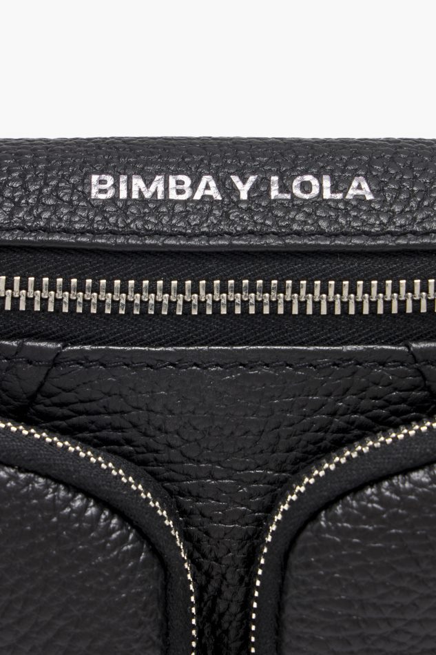 acessórios Bimba Y Lola bolsinha de couro preto P28JFH14