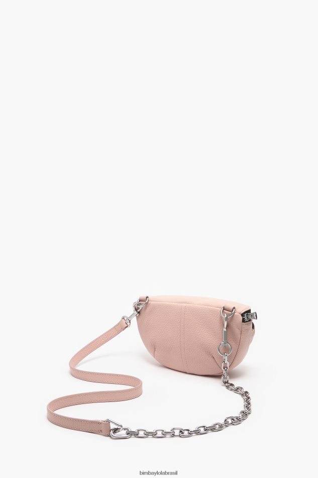 acessórios Bimba Y Lola bolsinha de couro rosa P28JFH16