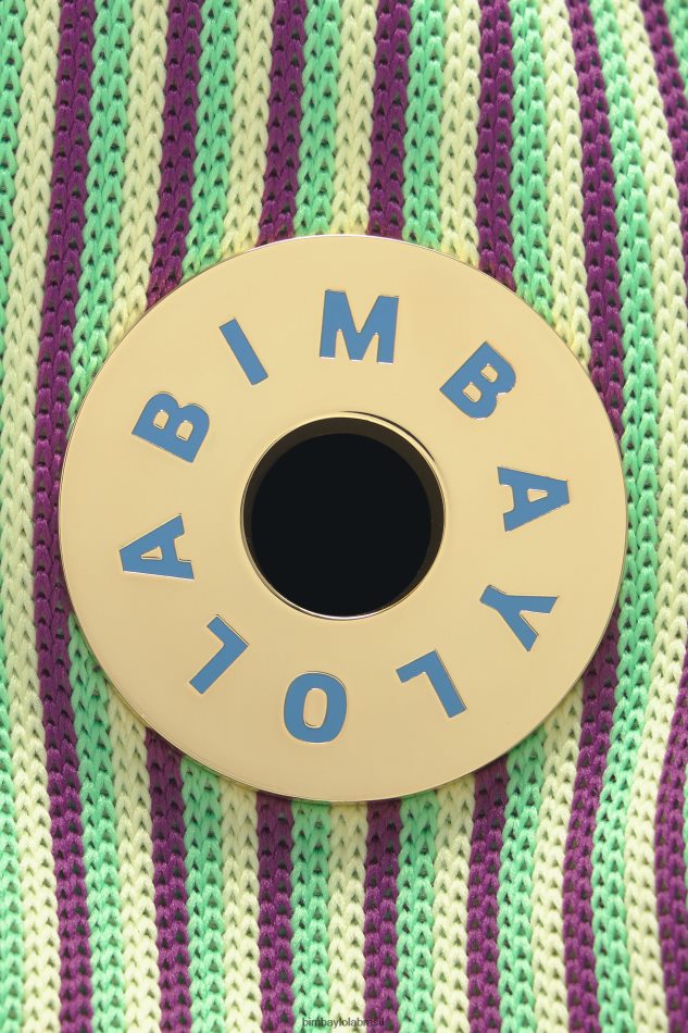 acessórios Bimba Y Lola saco de balde de malha amarelo P28JFH88