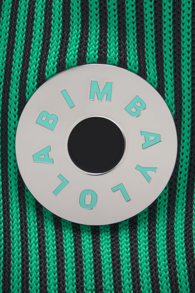 acessórios Bimba Y Lola saco de balde de malha verde P28JFH89