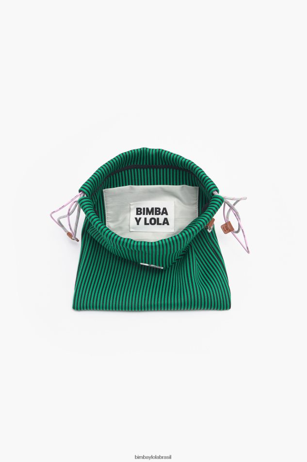 acessórios Bimba Y Lola saco de balde de malha verde P28JFH89