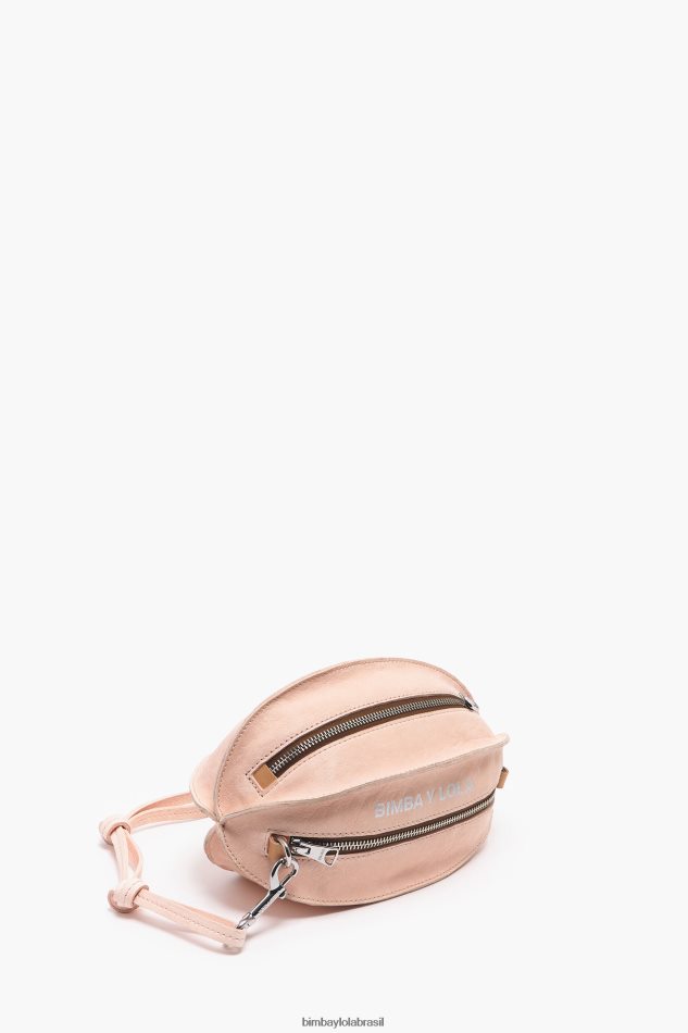 acessórios Bimba Y Lola bolsa pelota em couro claro rosa P28JFH138