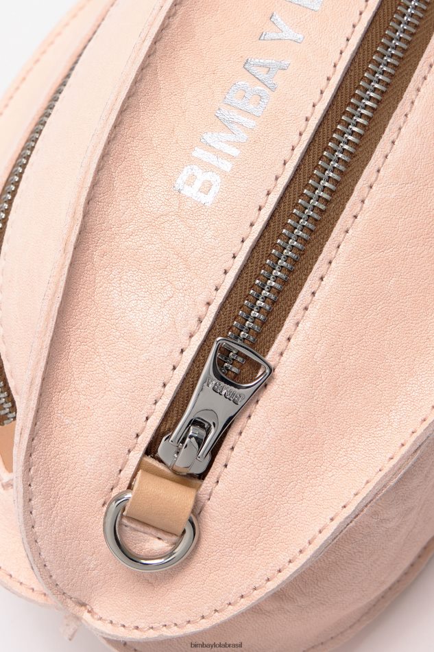 acessórios Bimba Y Lola bolsa pelota em couro claro rosa P28JFH138