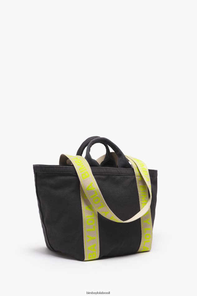 acessórios Bimba Y Lola bolsa de lona antracite P28JFH87