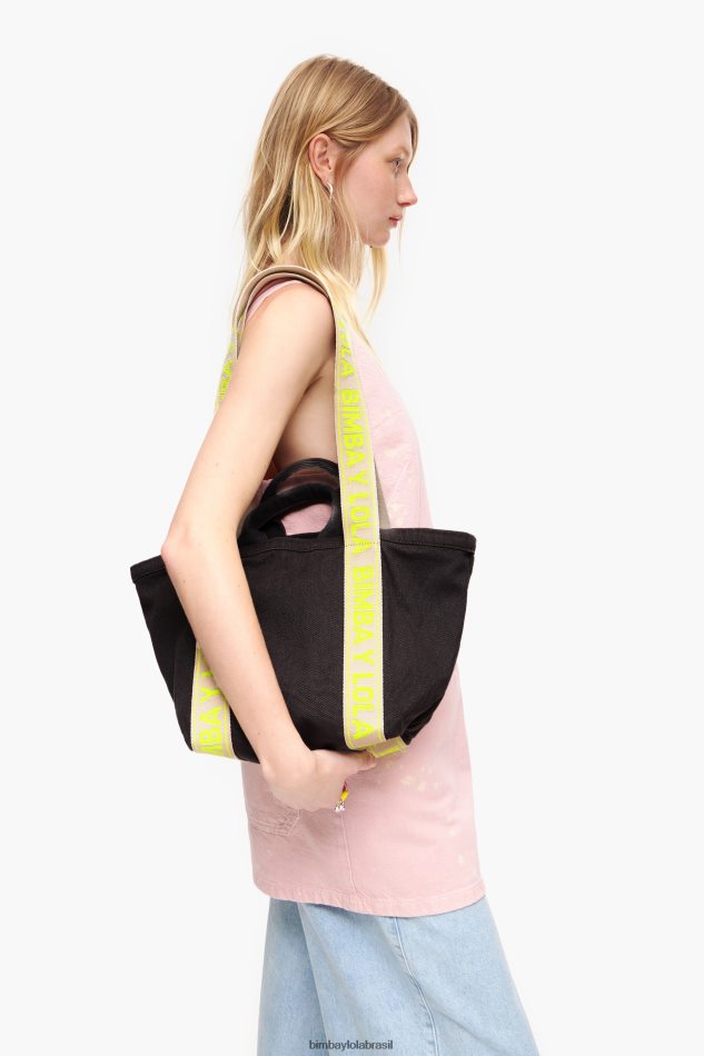 acessórios Bimba Y Lola bolsa de lona antracite P28JFH87