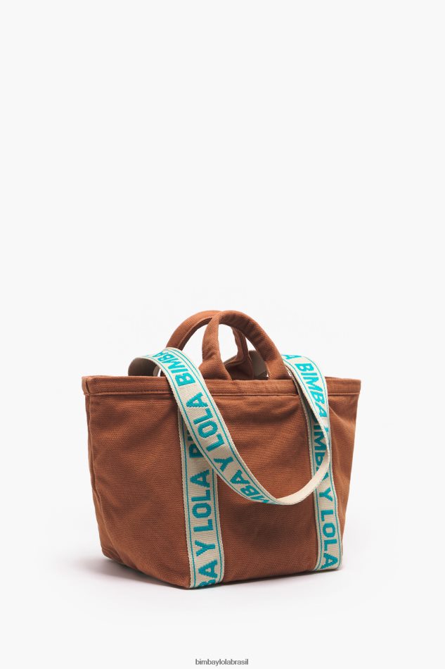 acessórios Bimba Y Lola bolsa de lona bronzeado P28JFH85