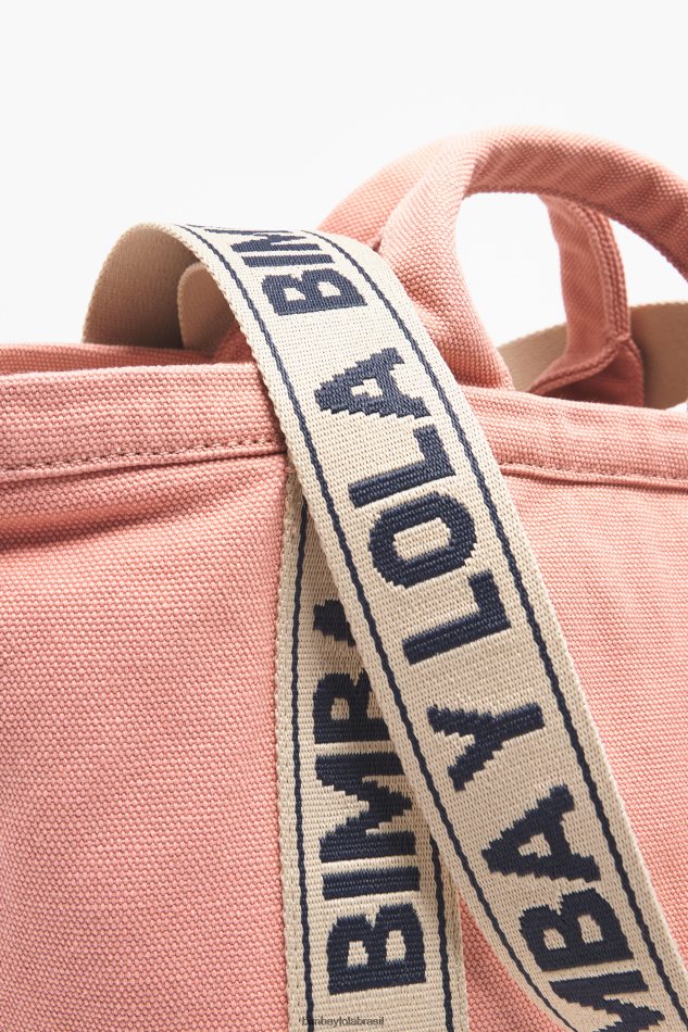 acessórios Bimba Y Lola bolsa de lona rosa P28JFH83