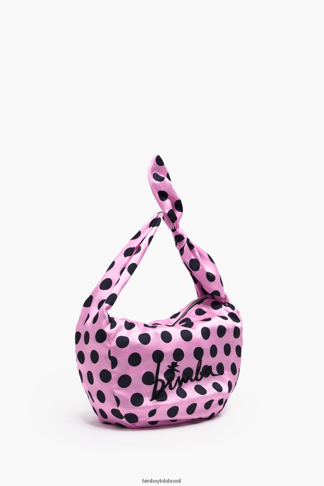 acessórios Bimba Y Lola saco de balde de dotnylon rosa P28JFH118