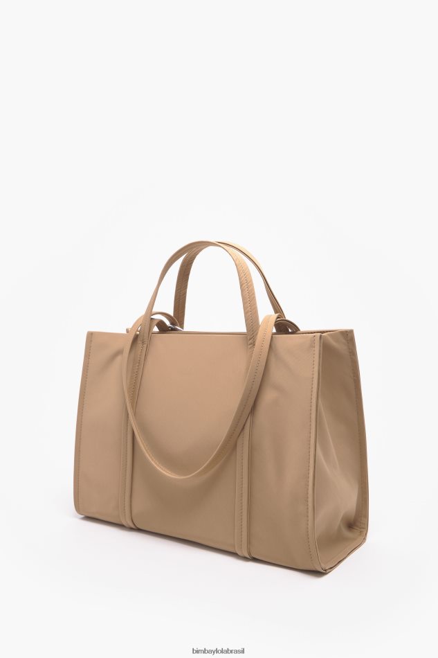acessórios Bimba Y Lola sacola de compras de náilon bronzeado P28JFH134