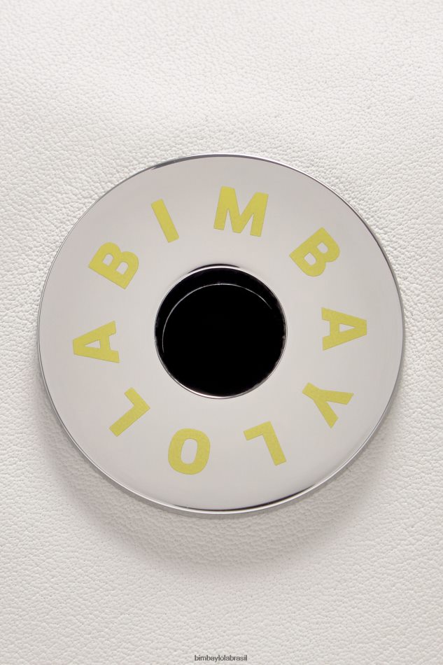 acessórios Bimba Y Lola bolsa transversal de couro branco P28JFH153