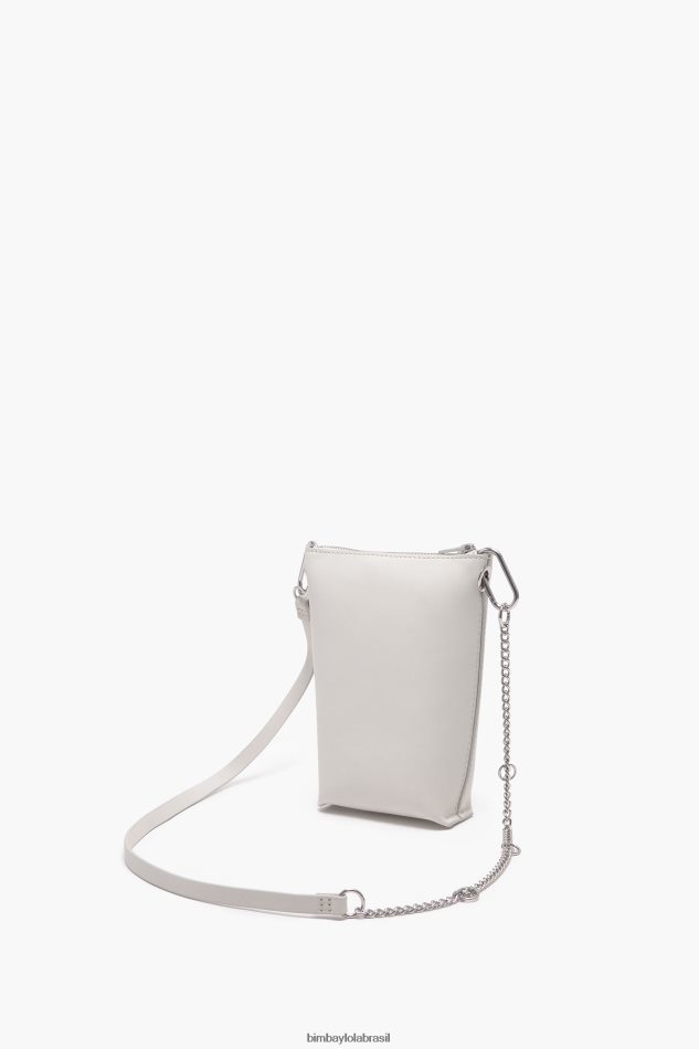 acessórios Bimba Y Lola bolsa transversal de couro branco P28JFH153
