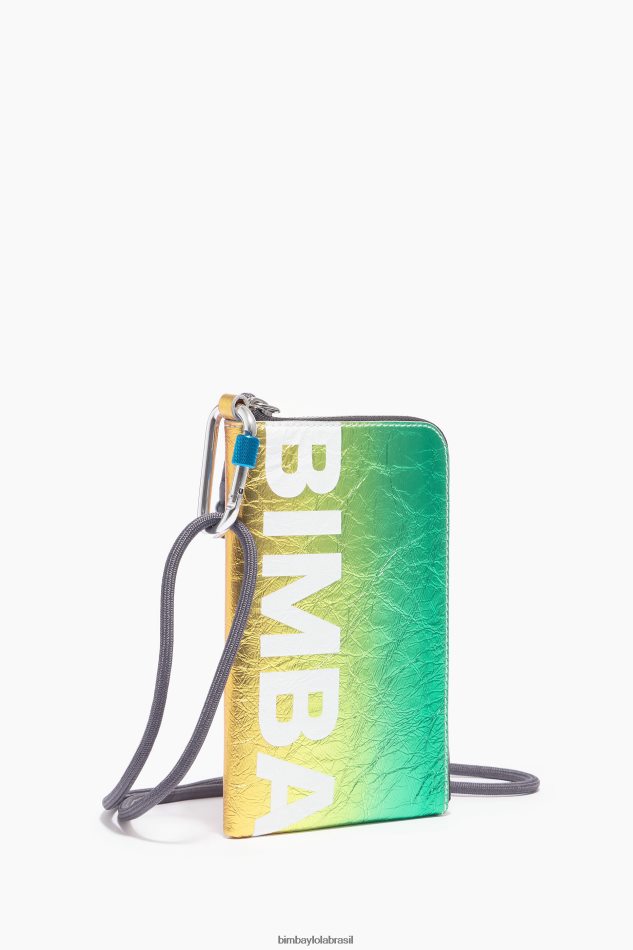 acessórios Bimba Y Lola mini bolsa de couro prata P28JFH165