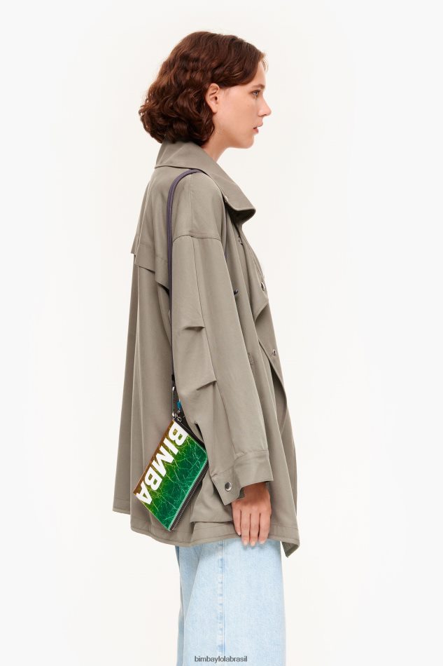 acessórios Bimba Y Lola mini bolsa de couro prata P28JFH165