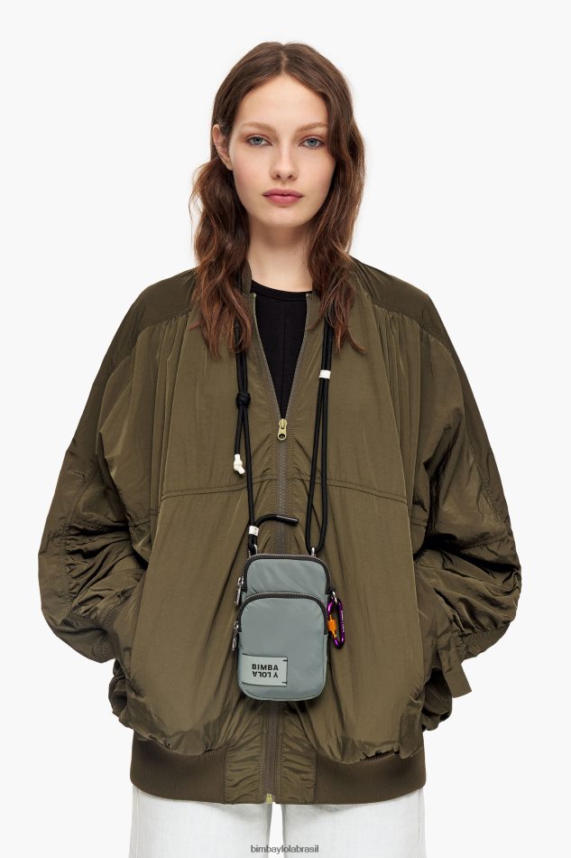 acessórios Bimba Y Lola mini bolsa de náilon água-marinha P28JFH161