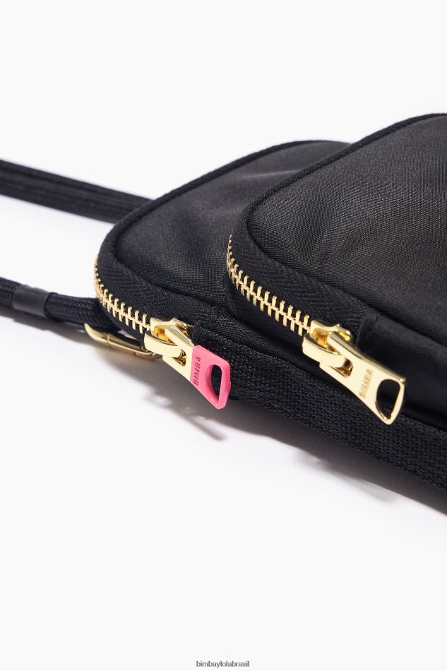 acessórios Bimba Y Lola mini bolsa de náilon preto P28JFH162