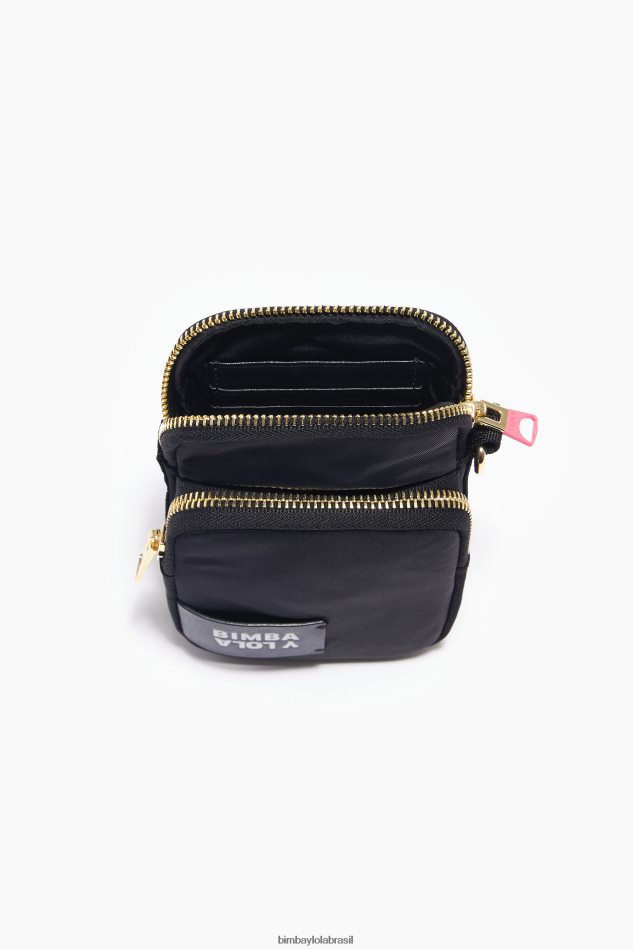 acessórios Bimba Y Lola mini bolsa de náilon preto P28JFH162