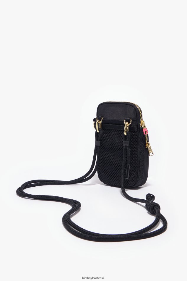 acessórios Bimba Y Lola mini bolsa de náilon preto P28JFH162