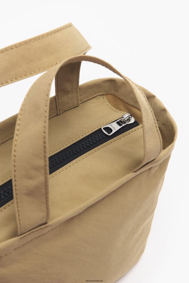acessórios Bimba Y Lola mini bolsa de trapézio de náilon natural P28JFH157
