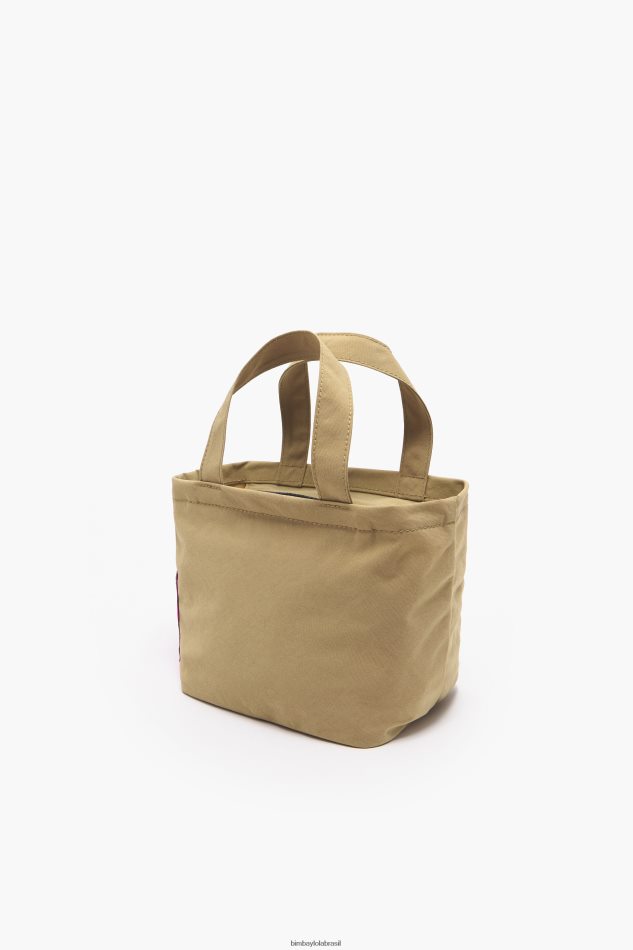 acessórios Bimba Y Lola mini bolsa de trapézio de náilon natural P28JFH157