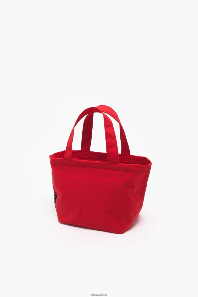 acessórios Bimba Y Lola mini bolsa de trapézio de náilon vermelho P28JFH159
