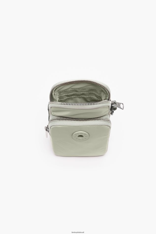 acessórios Bimba Y Lola mini bolsa retangular cinza gelo P28JFH155