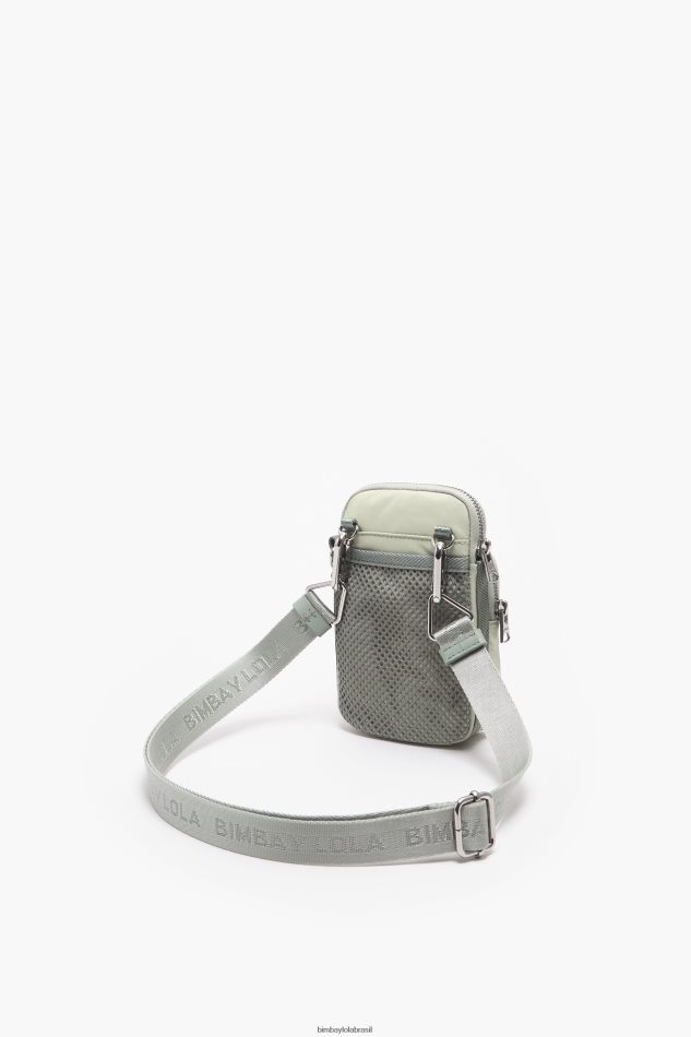 acessórios Bimba Y Lola mini bolsa retangular cinza gelo P28JFH155
