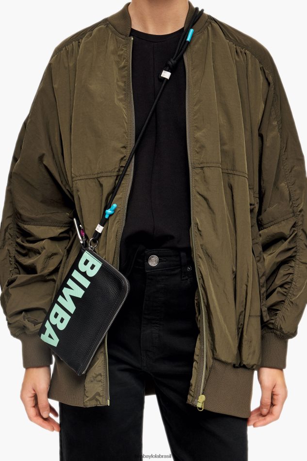 acessórios Bimba Y Lola pochette multifunções em pele preto P28JFH164