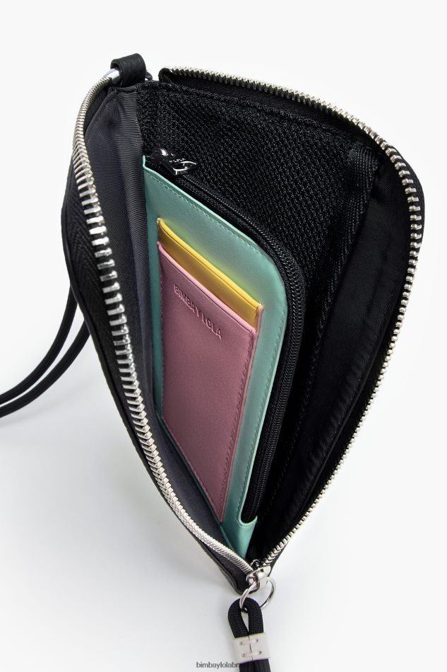 acessórios Bimba Y Lola pochette multifunções em pele preto P28JFH164