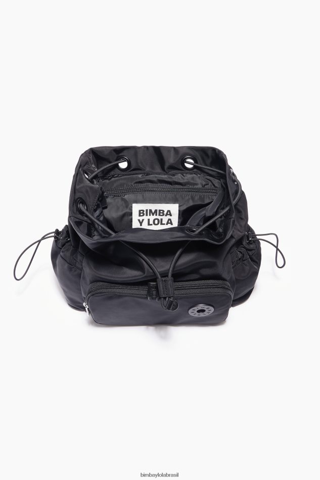 acessórios Bimba Y Lola mochila de náilon preto P28JFH167