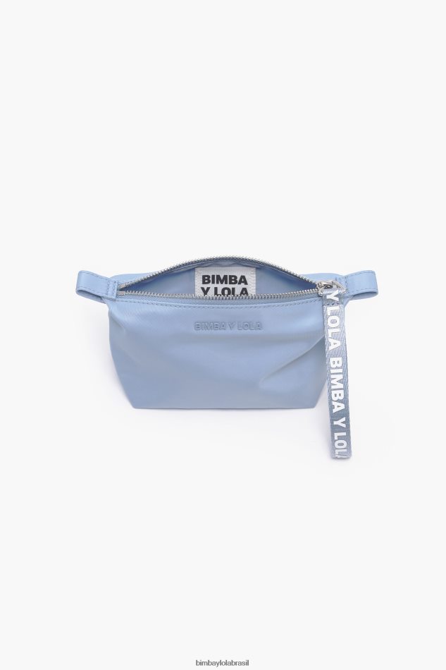 acessórios Bimba Y Lola caso de maquiagem de trapézio de nylon azul P28JFH1092