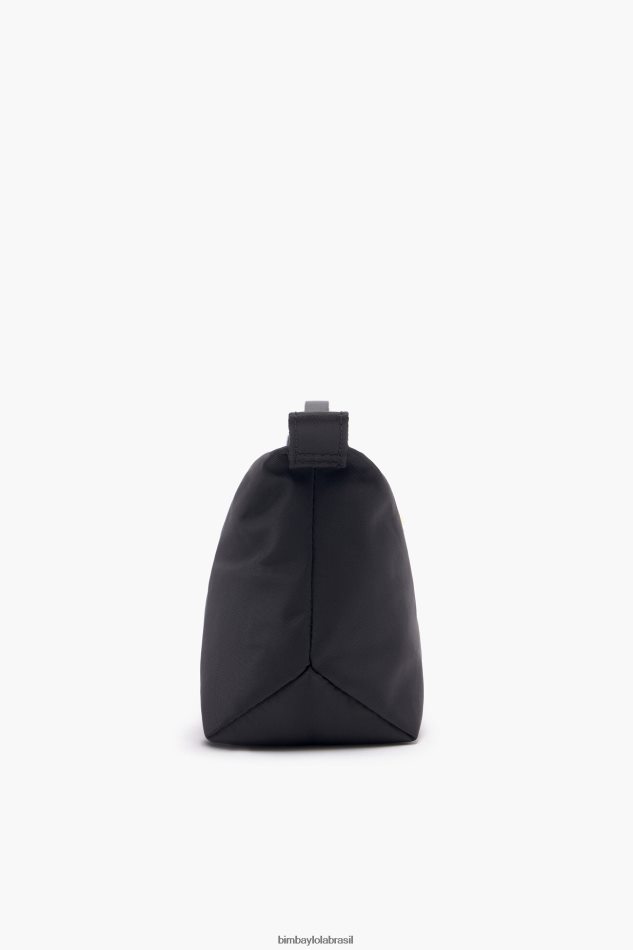 acessórios Bimba Y Lola caso de maquiagem de trapézio de nylon preto P28JFH1098