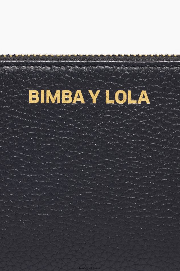 acessórios Bimba Y Lola carteira de couro preto P28JFH1068